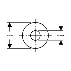 Geberit Flat Gasket for Flush Valve 241.291.00.1