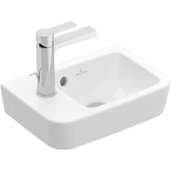 Villeroy & Boch O.Novo Wall Hung Basin with Overflow 360 x 250mm (Left Hand) 43423601