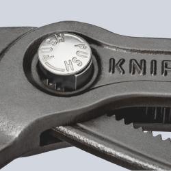 Knipex Cobra High-Tech Water Pump Pliers Plastic Coated Grey Atramentized 250mm 87 01 250
