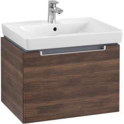 Villeroy & Boch Subway 2.0 Wall Hung Vanity Unit with 1 Drawer 587 x 420mm Arizona Oak A68710VH