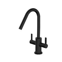 Bristan Cashew Easyfit Monobloc Sink Mixer Black CSH EFSNK BLK