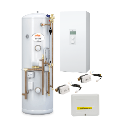 EHC Comet PV 8kW with 180L Electric Boiler Indirect Pre-Plumbed Cylinder EHCEPV8/180PPC