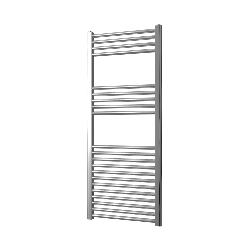 Vogue Axis 1200 x 500mm Straight Ladder Towel Rail Heating Only Chrome 1290BTU MD062 MS12050CP