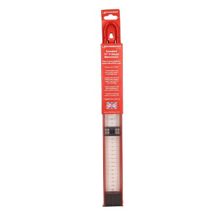 Rothenberger 67060 Plastic U- Gauge Manometer 12"/30mb