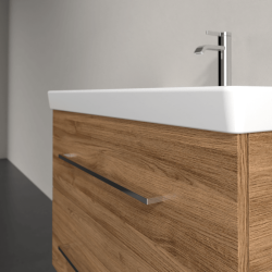 Villeroy & Boch Avento Oak Kansas 800mm Wall Hung 2-Drawer Washbasin and Vanity Unit SAVE05RH01