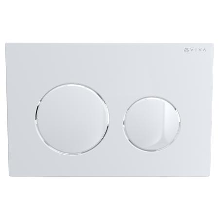 Viva Skylo Ultra13 Gloss White Dual Flush Plate ULTRA13