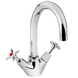 Bristan X-Head Chrome Plated Monobloc Sink Mixer VAX2 SNK C