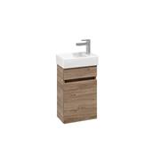 Villeroy & Boch Arto 36cm Cloakroom Basin & Vanity Set Kansas Oak RH Tap Hole VBFN-036R-RH