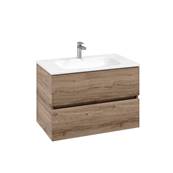 Villeroy & Boch Arto 80cm Basin and Vanity Set - Kansas Oak VBFN-080X-RH