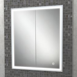 HIB Vanquish 60 Recessed LED Aluminium Mirror Cabinet 47700