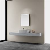 Plumb2u Guadalentin 700 x 500mm Bluetooth Illuminated LED Mirrored Cabinet - Clear Glass BL7050