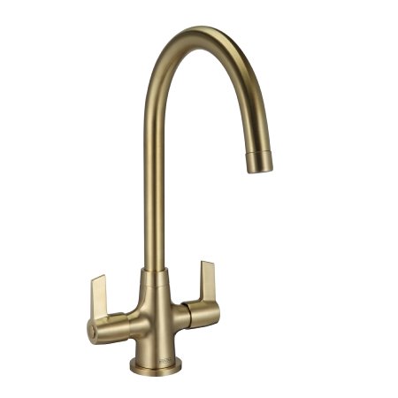 Bristan Echo Easyfit Mono Sink Mixer Brushed Brass EC SNK EF BB