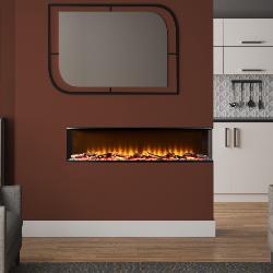 Be Modern Invision 1250 Wall Inset Electric Fire 63606