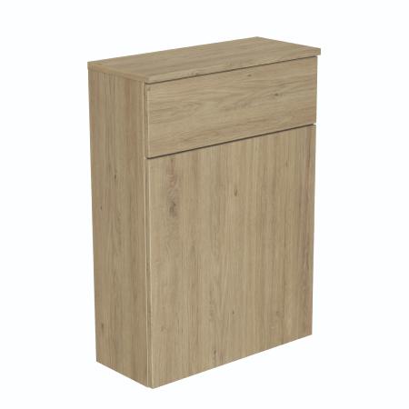 Newland 600mm WC Unit Including Worktop (No Cistern) Natural Oak