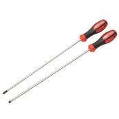 Nerrad Extra Long Reach Screwdriver Set 300mm (2 Piece) NTSDSXLR