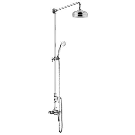 Heritage Dawlish Exposed Shower with Premium Fixed Riser Kit & Diverter to Handset SDCDUAL07