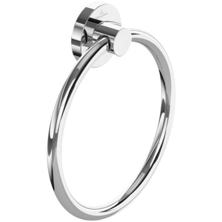 Villeroy & Boch Elements Tender Chrome Single Towel Ring TVA15100500061