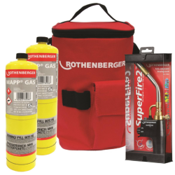 Rothenberger Hotbag - Super Fire 2 + 2 x Mapp Gas 19828