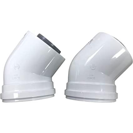 Ideal Flue Elbow 45 Degree Pair 203131