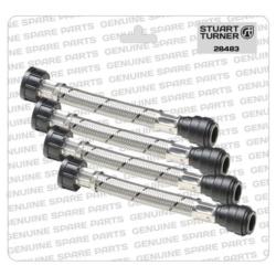 Stuart Turner Showermate Anti-Vibration Flexible Hose 15mm (Set of 4) 28483