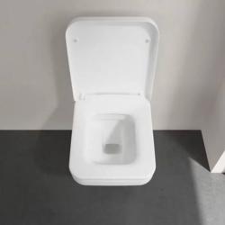 Villeroy & Boch Architectura DirectFlush Rimless Wall Hung Toilet and Soft Close Seat 5685R001