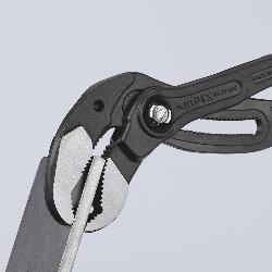 Knipex Cobra XL Pipe Wrench and Water Pump Pliers Plastic Coated Grey Atramentized 400mm 87 01 400
