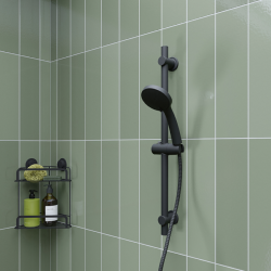 Croydex Presion Plus Pressure Boost Shower Handset - Matt Black AM303021