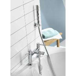 Aqualisa Uptown Chrome Bath Shower Mixer tap CB.BSMT.20