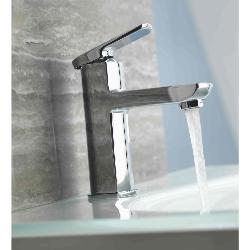 Aqualisa Downtown Basin Mixer Tap Chrome Small (Includes Click Clack Waste) DT.SPT.CH