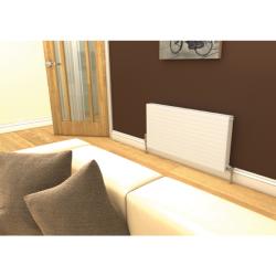 Henrad Everest Line 500 x 1200mm Type 22 Double Convector Horizontal Flat Panel Radiator 5686BTU