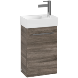 Villeroy & Boch Avento Stone Oak 360mm Wall Hung 1 Door Washbasin and Vanity Unit SAVE31RK01