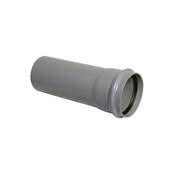 Single Socket Pipe 110mm X 4M Light Grey SPLG0040