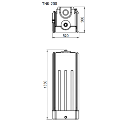 Salamander TankBoost 200L Additional Water Storage Unit TNK-200