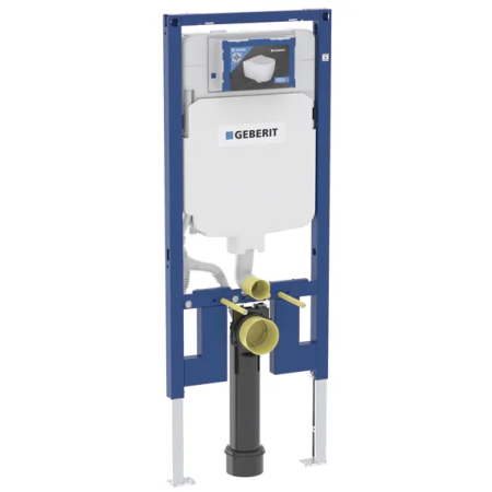 Geberit Duofix 114 cm Frame with Sigma concealed cistern 8 cm for Wall-hung WC 111.799.00.3
