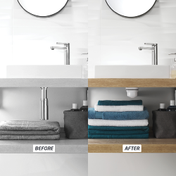 Wirquin Nano 6.7 Quick Clac All-in-One Basin Waste & Trap Chrome 30724233