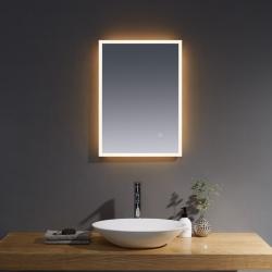 Plumb2u Almanzora 700 x 500mm Illuminated LED Mirror - Clear Glass AV5070