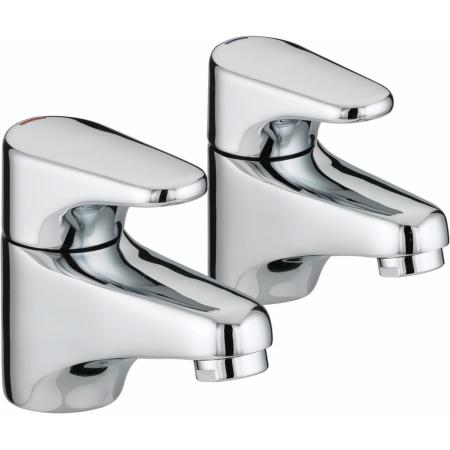 Bristan Jute Chrome Plated Basin Taps JU 1/2 C