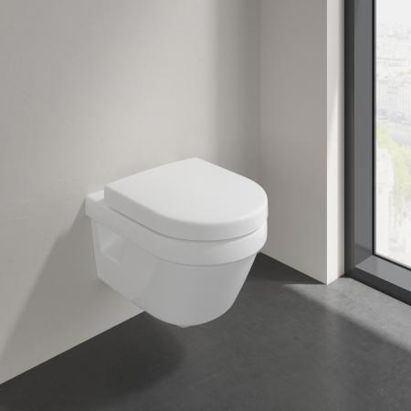 Villeroy & Boch Architectura Wall-mounted Toilet & Toilet Seat White Alpin 4687HR01