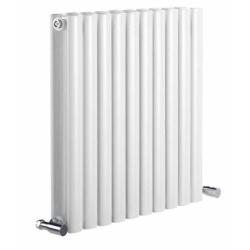 DQ Heating Cove Double Horizontal 550mm x 826mm White 3003BTU COVE550/14D-W