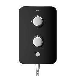 Aqualisa E2 Electric Shower with 3 Mode Handset 9.5kW in Black E2B95