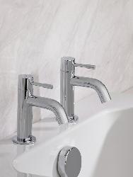 Bristan Mila Bath Pillar Taps Chrome MI 3/4 C