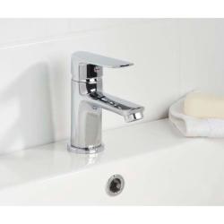 Bristan Opus Basin Mixer with Clicker Waste Chrome OPS BAS C