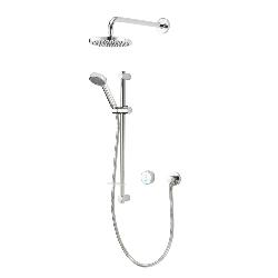 Aqualisa Quartz Blue Smart Divert Concealed Shower with Adjustable and Wall Fix Heads - HP