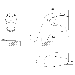 Francis Pegler Signia Mini Mono Basin Mixer Chrome 4L2107