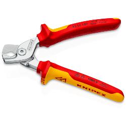 Knipex StepCut Cable Shears Insulated VDE Chrome-plated Multi-component Grips 160mm 95 16 160