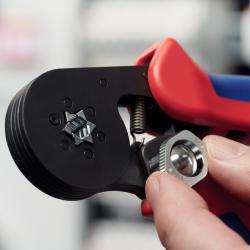 Knipex Self-Adjusting Crimping Pliers for Wire Ferrules with Lateral Access 180mm 97 53 14