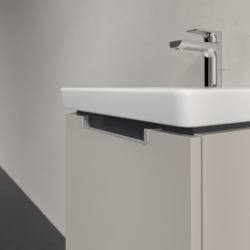 Villeroy & Boch Subway 2.0 Wall Hung Vanity Unit with 1 Drawer 440 x 420mm Soft Grey A68410VK