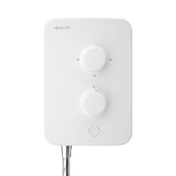 Aqualisa E1 Electric Shower with Single Mode Handset 8.5kW in White E1W85
