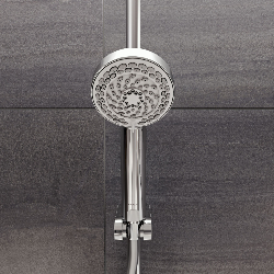 Aqualisa iSystem Smart Divert Exposed Shower with Adjustable and Ceiling Fix Heads - Gravity Pumped