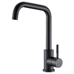 Reginox NERA Single Lever Kitchen Mixer Tap Black